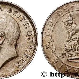 ROYAUME-UNI 6 Pence Georges V 1915 fwo_897912 Monde Jusqu’à Épuisement Des Stocks