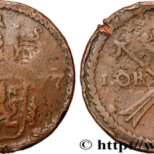 SUÈDE Ore au nom du roi Charles IX de Suède 1677 Avesta fwo_898019 Monde Expédition Rapide