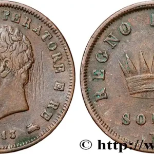 ITALIE - ROYAUME D'ITALIE - NAPOLÉON Ier 1 Soldo 1813 Milan fwo_898037 Monde Bon Marché