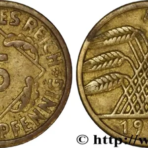 ALLEMAGNE 5 Rentenpfennig gerbe de blé 1924 Berlin fwo_836988 Monde Meilleur Prix