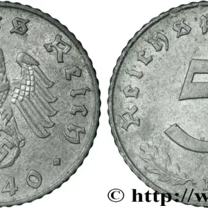 ALLEMAGNE 5 Reichspfennig aigle surmontant une swastika 1940 Vienne fwo_854486 Monde Livraison Gratuite