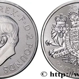 ARGENT D'INVESTISSEMENT 1 Oz - 2 Pounds Armoiries 2023 fwo_883859 Monde Affaire À Saisir