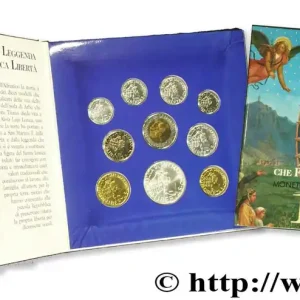 Expédié Aujourd’hui SAINT-MARIN Série FDC de 10 monnaies sur le thème de Saint Marin recevant le mont Titano 1994 fwo_886206 Monde