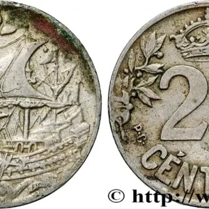 Remise ESPAGNE 25 Centimos navire 1925 fwo_896284 Monde