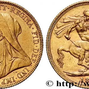 OR, PALLADIUM ET PLATINE INVESTISSEMENT Souverain Victoria type vieille tête 1899 Melbourne fwo_897796 Monde Certifié