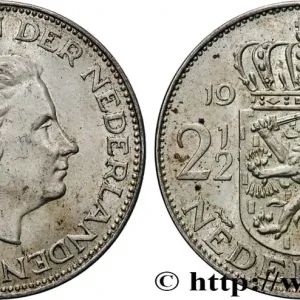 PAYS-BAS 2 1/2 Gulden Juliana 1959 Utrecht fwo_898643 Monde Super Prix