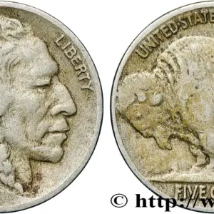 ÉTATS-UNIS D'AMÉRIQUE 5 Cents Tête d’indien ou Buffalo 1916 Philadelphie fwo_900060 Monde Prix Choc