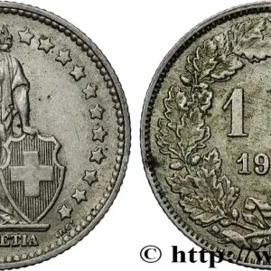 Certifié SUISSE 1 Franc Helvetia 1956 Berne fwo_900105 Monde