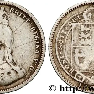 Garantie Incluse ROYAUME-UNI 1 Shilling Victoria buste du jubilé 1887 fwo_900167 Monde