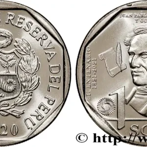 PÉROU 1 Sol série Bicentenaire 1821-2021 : Juan Pablo Vizcardo y Guzmán 2020 Lima fwo_900430 Monde Exclusif