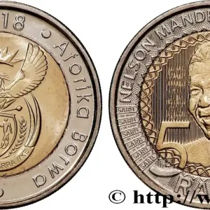 Produit De Marque AFRIQUE DU SUD 5 Rand Centenaire de la naissance de Nelson Mandela 2018 Prétoria fwo_900499 Monde