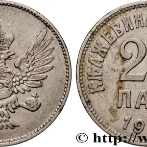 Must-Have MONTENEGRO 20 Para aigle bicéphale 1906 fwo_900624 Monde