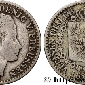 ALLEMAGNE - PRUSSE 1/6 Thaler Frédéric-Guillaume III roi de Prusse 1826 Berlin fwo_900625 Monde Gros Lot