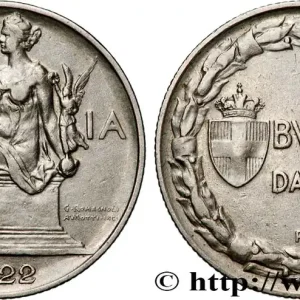 ITALIE 1 Lire (Buono da L.1) Italie assise 1922 Rome - R fwo_900952 Monde Nouvelle Collection