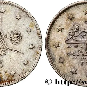 Offre Limitée TURQUIE 2 Kurush Abdul Hamid II an 32 AH 1293 (1906) Constantinople fwo_900974 Monde