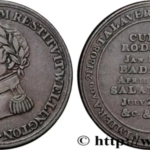 ROYAUME-UNI (TOKENS) 1/2 Penny Hull Wellington 1812 fwo_901372 Monde Commander Maintenant