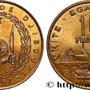 Paiement Sécurisé DJIBOUTI 10 Francs 2007 Paris fwo_750080 Monde