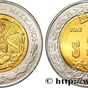 MEXIQUE 5 Pesos aigle 2012 Mexico fwo_844622 Monde Original