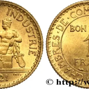1 franc Chambres de Commerce 1921 Paris F.218/3 fmd_513246 Modernes Marque