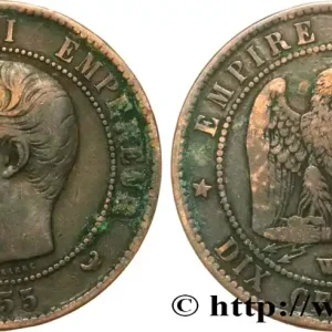 Dix centimes Napoléon III, tête nue 1855 Lille F.133/32 fmd_572356 Modernes Livraison Mondiale