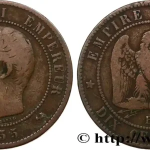 Dix centimes Napoléon III, tête nue 1855 Rouen F.133/21 fmd_573255 Modernes Nouveauté