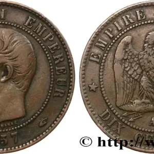 Achetez Aujourd’hui Dix centimes Napoléon III, tête nue 1857 Paris F.133/41 fmd_573304 Modernes