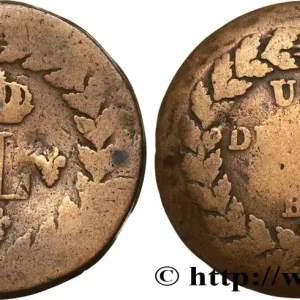 Un décime à l’L couronnée 1815 Strasbourg F.132A/3 fmd_574423 Modernes Prix Choc