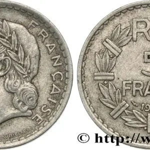 En Vogue 5 francs Lavrillier, aluminium 1945 Castelsarrasin F.339/5 fmd_580593 Modernes