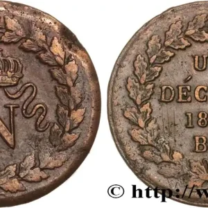 Un décime à l’N couronnée 1814 Strasbourg F.131/1 fmd_582223 Modernes Artisanat