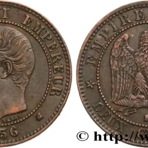 Deux centimes Napoléon III, tête nue 1856 Bordeaux F.107/41 fmd_583560 Modernes Livraison Express