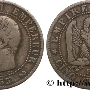 Cinq centimes Napoléon III, tête nue 1853 Rouen F.116/2 fmd_584254 Modernes Meilleure Qualité