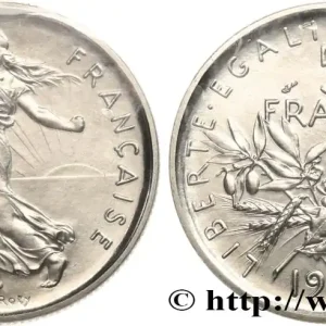 Certifié 5 francs Semeuse, nickel 1970 Paris F.341/2 fmd_585219 Modernes