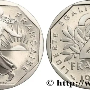 2 francs Semeuse, nickel, BE (Belle Épreuve) 1997 Pessac F.272/25 var. fmd_585774 Modernes Livraison Gratuite