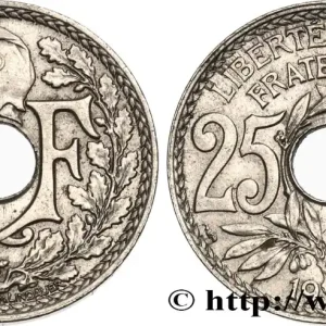 25 centimes Lindauer, Cmes souligné 1917 F.170/5 fmd_586681 Modernes Nouvel Arrivage