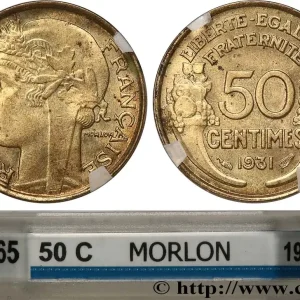 50 centimes Morlon, avec raisin sans fruit 1931 F.192/4 fmd_590046 Modernes Meilleure Qualité
