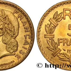 5 francs Lavrillier, bronze-aluminium 1940 F.337/4 fmd_563099 Modernes Offre Exclusive