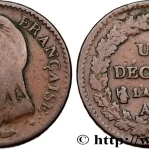 Un décime Dupré, grand module 1800 Metz F.129/54 fmd_573209 Modernes Promotion