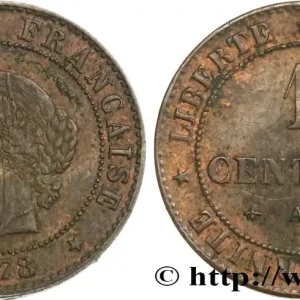 1 centime Cérès 1878 Paris F.104/7 fmd_581140 Modernes Commander Maintenant