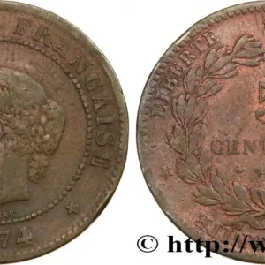 Quantité Limitée 5 centimes Cérès 1874 Paris F.118/9 fmd_581174 Modernes