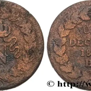 Un décime à l’N couronnée 1814 Strasbourg F.131/3 fmd_582233 Modernes Super Prix