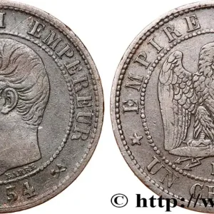 Garantie Incluse Un centime Napoléon III, tête nue 1854 Rouen F.102/10 fmd_582925 Modernes