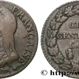 Certifié Cinq centimes Dupré, grand module 1797 Paris F.115/1 fmd_583227 Modernes