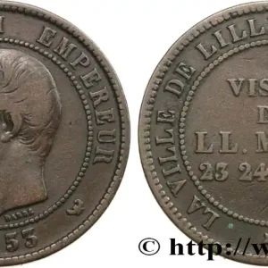 Quantité Limitée Module de dix centimes, Visite impériale à Lille les 23 et 24 septembre 1853 1853 Lille VG.3365 fmd_583696 Modernes