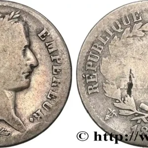Édition Limitée 1 franc Napoléon Ier tête laurée, République française 1808 Lille F.204/15 fmd_584691 Modernes
