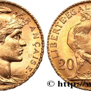 20 francs or Coq, Liberté Égalité Fraternité 1908 Paris F.535/2 fmd_585545 Modernes Nouvelle Collection