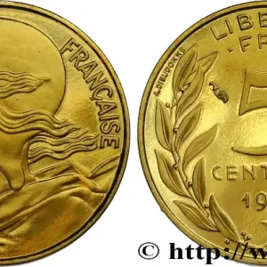 Seulement Aujourd’hui 5 centimes Marianne, Belle Épreuve, 4 plis 1992 Pessac F.125/30 var. fmd_588614 Modernes