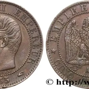 Cinq centimes Napoléon III, tête nue 1855 Paris F.116/17 fmd_589469 Modernes Meilleure Vente
