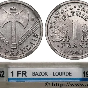 1 franc Francisque, lourde 1942 F.222/3 fmd_589995 Modernes Offre Du Jour