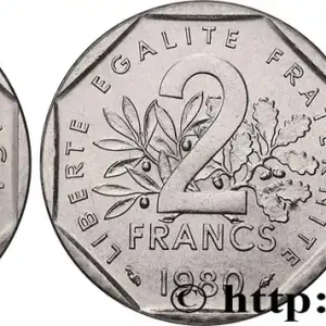 Offre Exclusive 2 francs Semeuse, nickel 1980 Pessac F.272/4 fmd_590033 Modernes