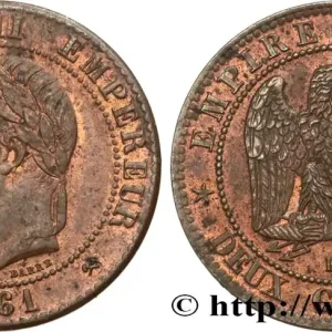 Deux centimes Napoléon III, tête laurée 1861 Bordeaux F.108/3 fmd_583989 Modernes Achat Immédiat